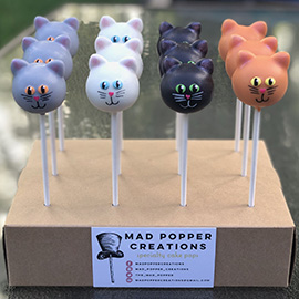 Cat cake pops